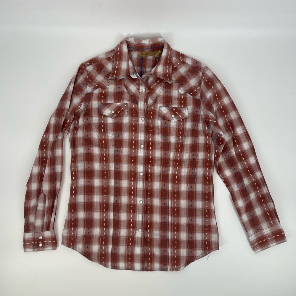 🌱Wrangler pearl snap top